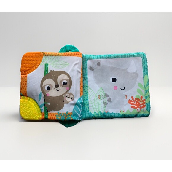 NEW Bright Starts Teethe & Read Soft Teether Book Toy Ages 3 - 36 Months - Picture 7 of 10